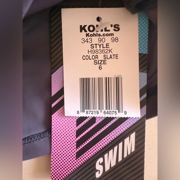 ZeroXposur Women's Swim Shorts gray size 6 elastic waist - Picture 11 of 16